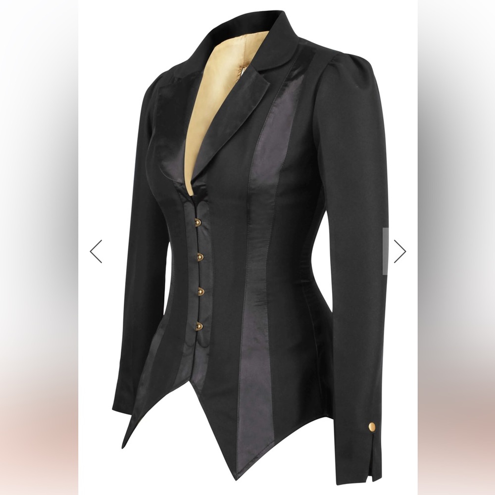 Sexy Tuxedo Corset Jacket Tailcoat 🖤